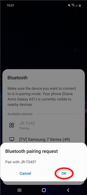 Cómo agregar un dispositivo Bluetooth desde Configuración rápida