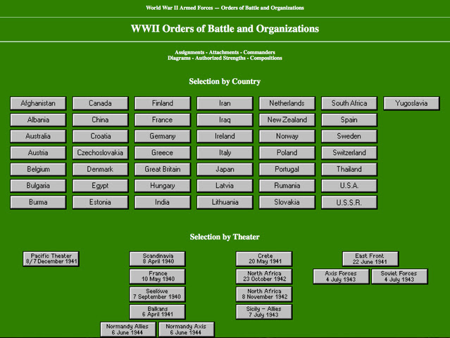 World War II European Theater of Operations Expanded SPI TSR