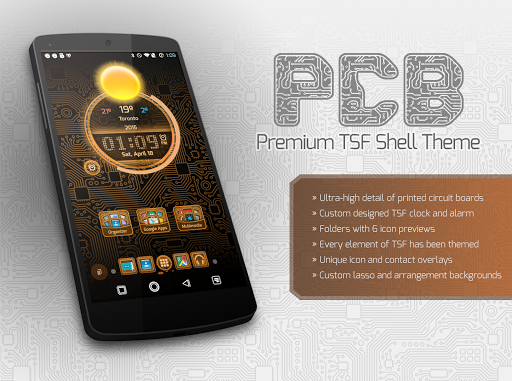 PCB Orange ⁞ TSF Shell 3 Theme