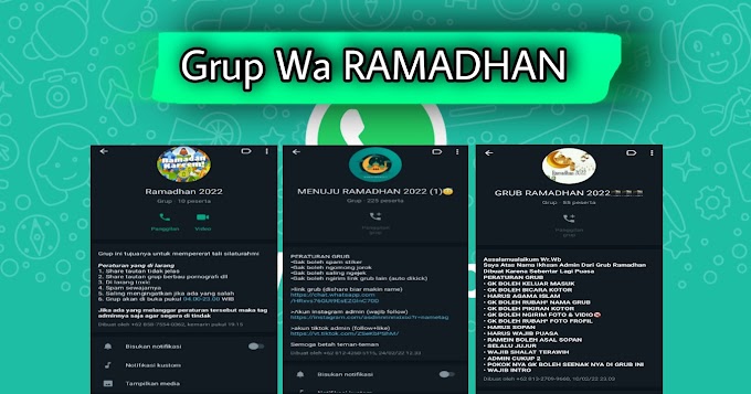 2022+ Link Grup WA (WhatsApp) Ramadhan 1433 H