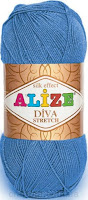 пряжа ALIZE DIVA STRETCH 245 - Яркая бирюза