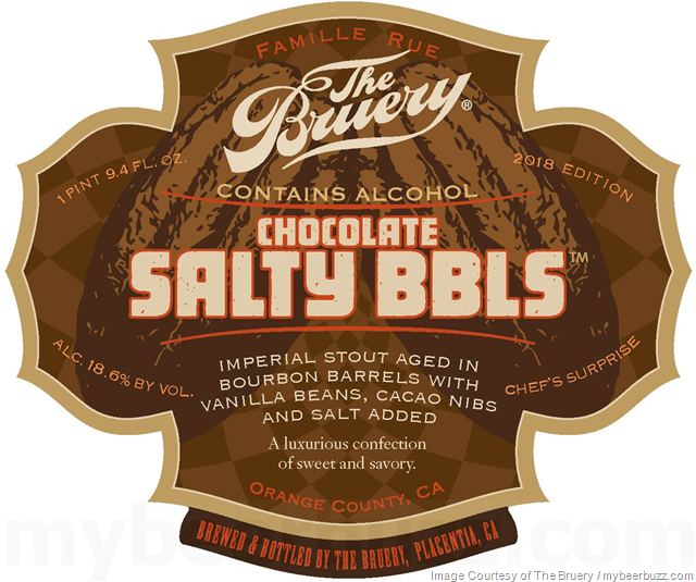 The Bruery - Salty Chocolate BBLS Returns For 2018