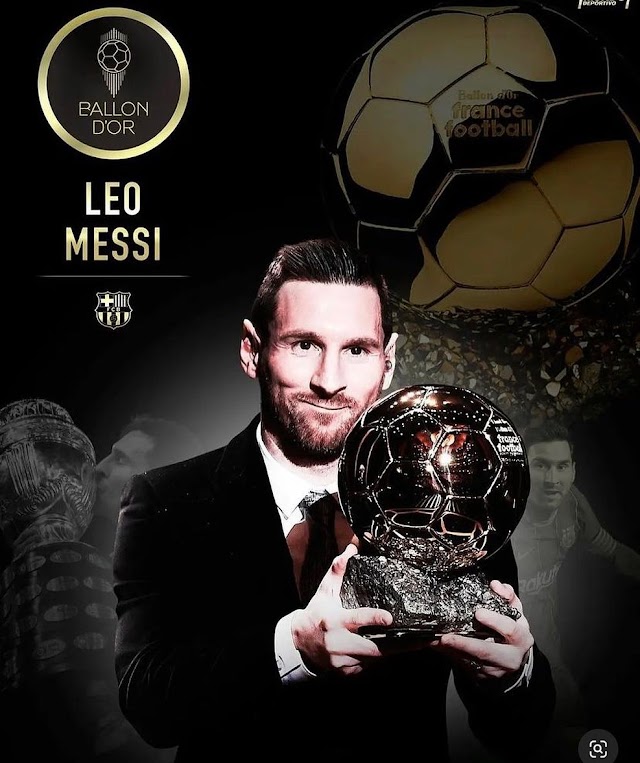 Messi Wins Ballon D'or 2021 Award