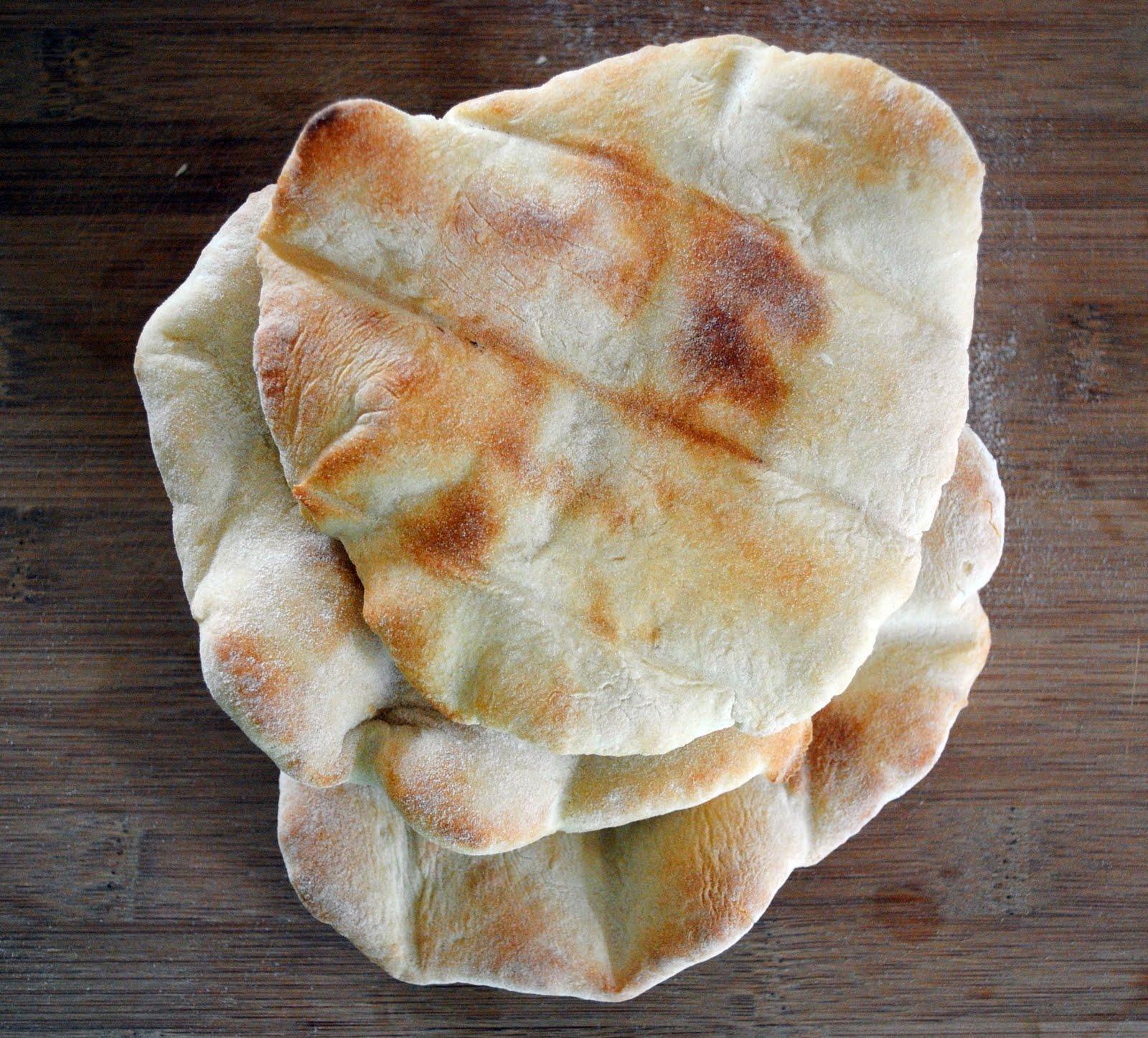 Homemade Rustic Pita Bread