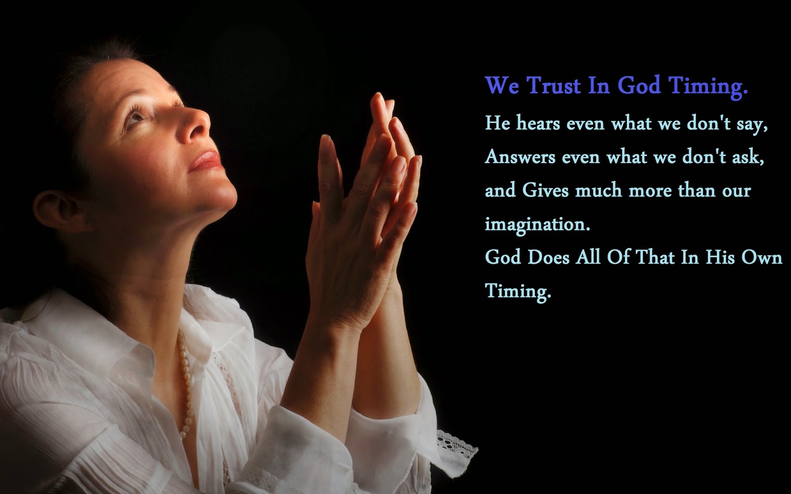 We Trust In God Timing Quotes And Sayings