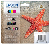 Blekk EPSON 603XL C13T03A64010 CMYK (4) (Org.nr.C13T03A64010)