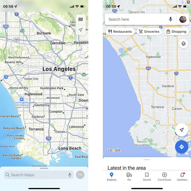 Apple Maps potrebbe avere un aspetto migliore, ma è meno utile di Google Maps