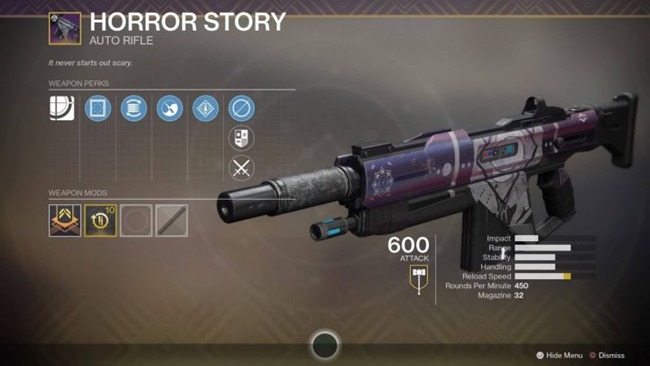 destiny 2 festival of lost horror story exotic auto rifle guide 01