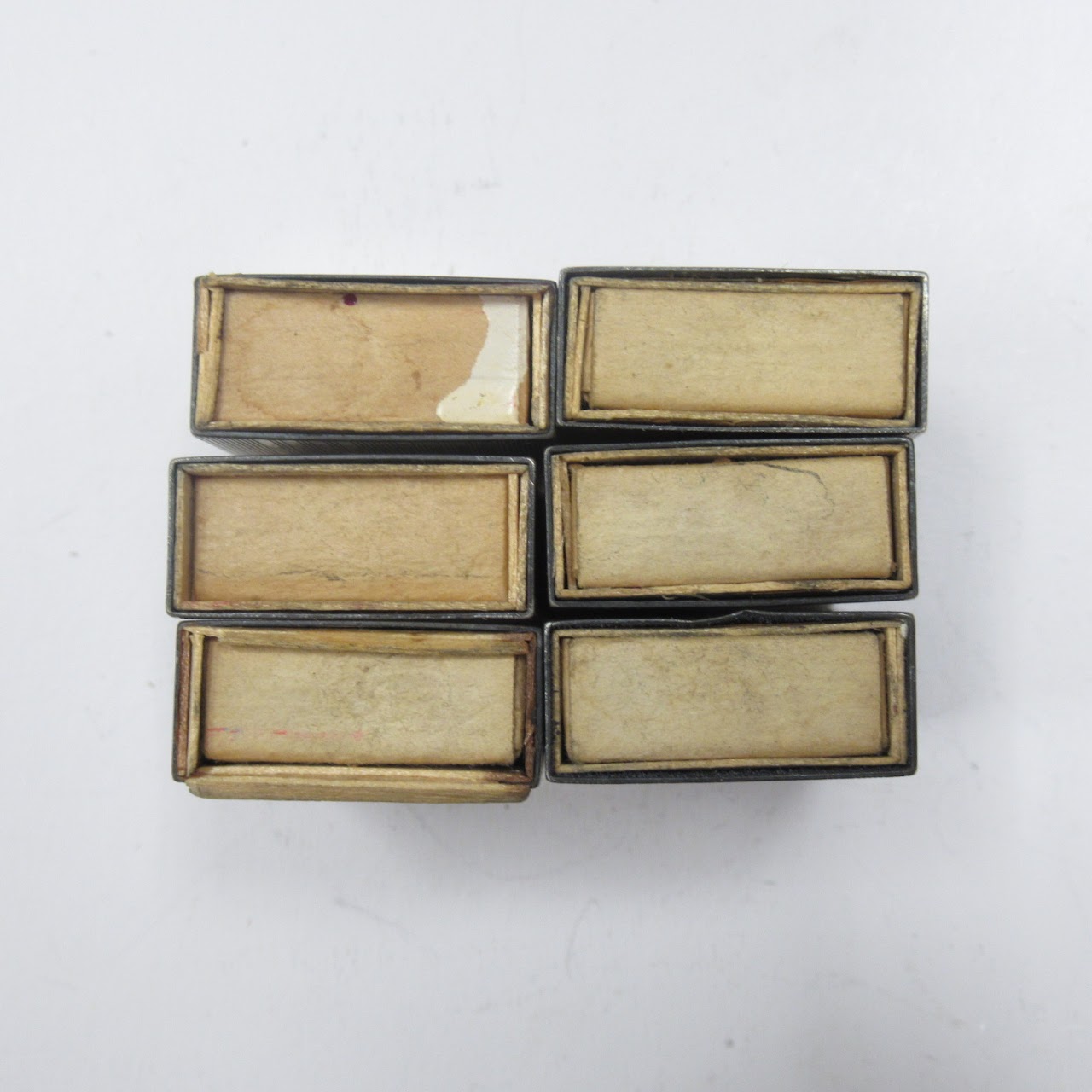 Sterling Silver Matchbox Case Lot of 6