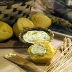 Cowboy Corn Muffins with Cilantro Spread was pinched from <a href="http://www.countrycrock.com/recipes/detail/39500/1/cowboy-corn-muffins-with-cilantro-spread" target="_blank">www.countrycrock.com.</a>