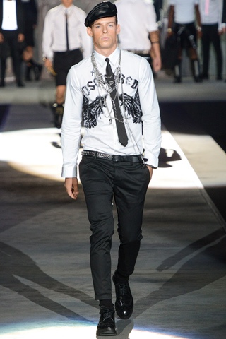 DIARY OF A CLOTHESHORSE: Club Society Dsquared2 Mens SS13 Collection