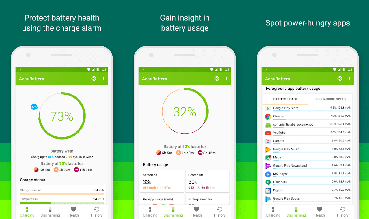 AccuBattery - แอพประหยัดแบตเตอรี่ที่ดีที่สุดสำหรับ Android