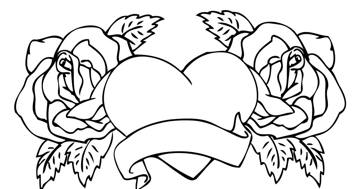 best hd rose coloring pages image  craetive kids colouring