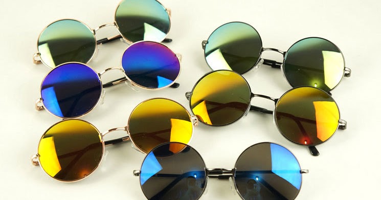 Chelsea's Style Tips: Rainbow Metallic Sunglasses