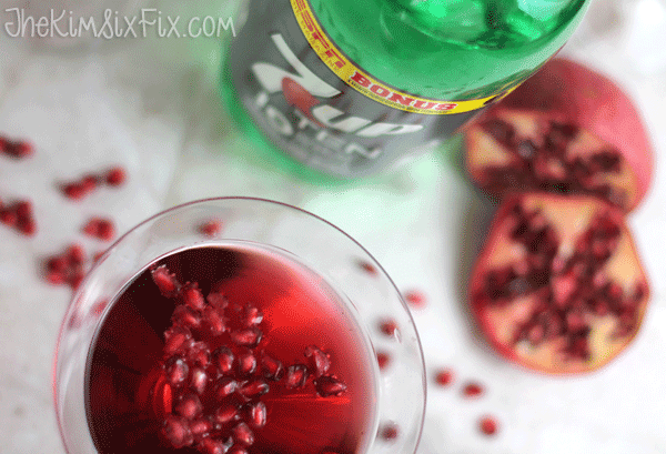 Pomegranate juice martini