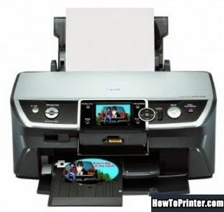 Reset Epson R380 printer with Resetter program