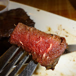 Minke Whale steak in Reykjavik, Iceland 