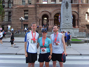 Laura, Dan, and I after the race