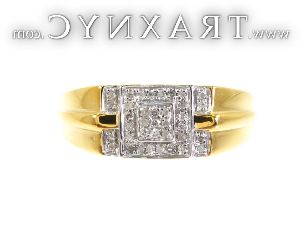 Diamond Double Square Ring