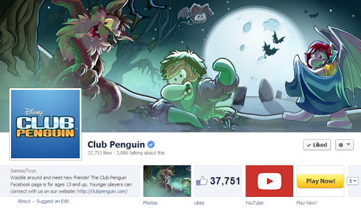 Halloween Party 2013 on Club Penguin Social Media