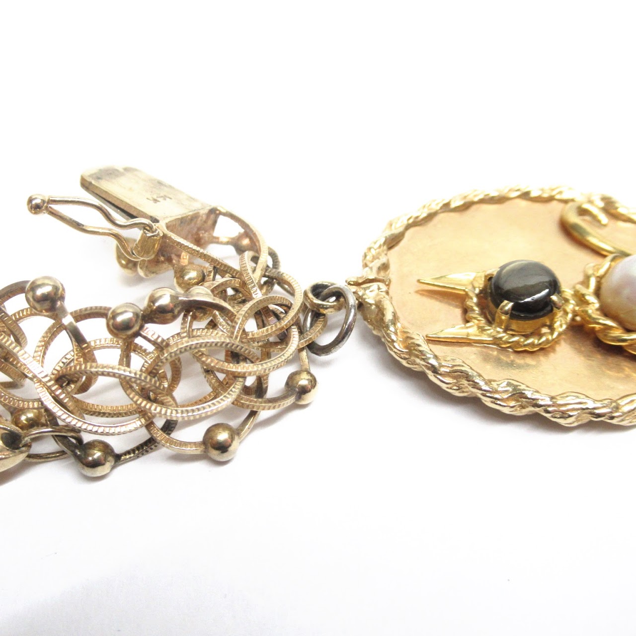 14K Gold Charm Bracelet