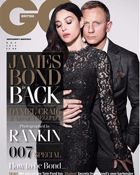 Monica Bellucci and Daniel Craig for British GQ November 2015