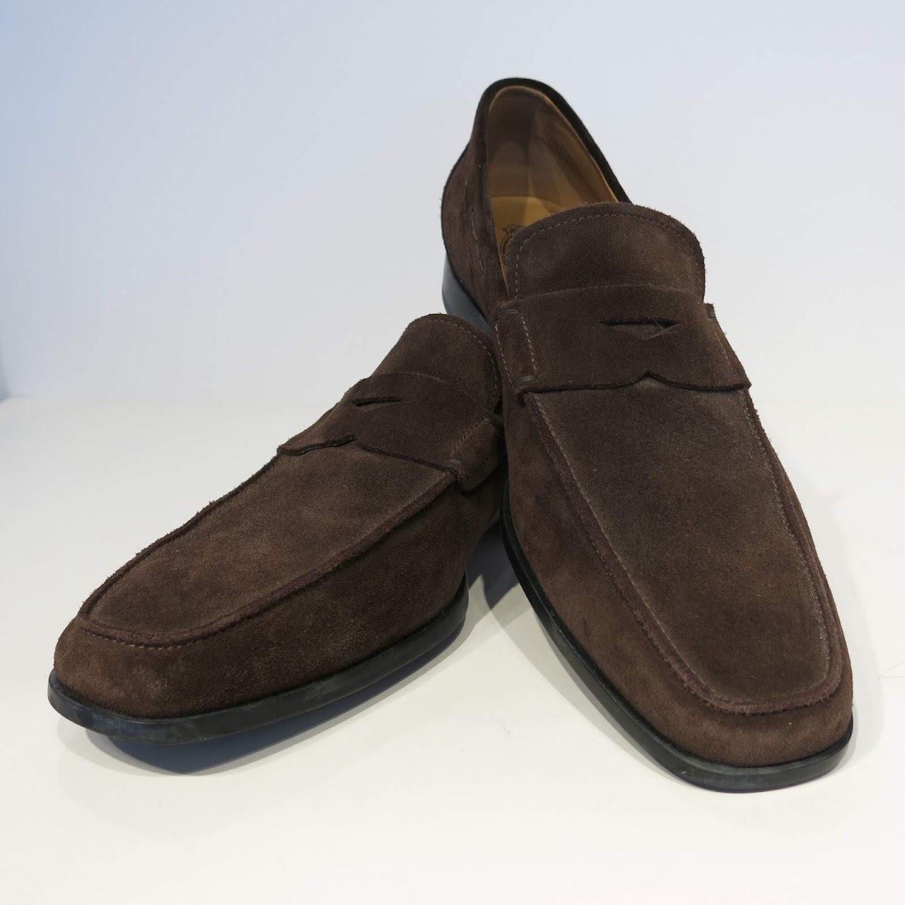 Tod's Brown Suede Loafers