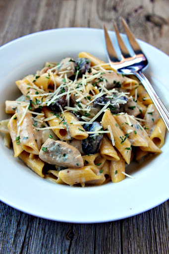 Penne Gorgonzola with Chicken Recipe: How to Make It