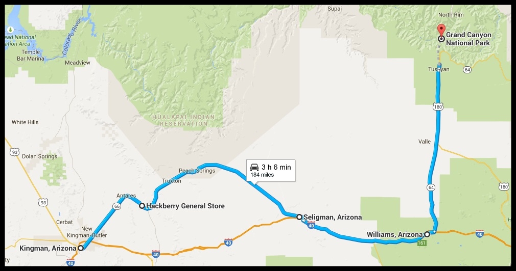 MÁS RUTA 66, KINGMAN-GRAN CAÑÓN - INTENSA RUTA POR LA COSTA OESTE USA 2015 (1)