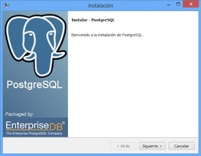 Instalar PostgreSQL 9.2.4 x64 en Windows 8 x64