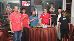 Nobar Semifinal Timnas Indonesia U-23, Ratusan Supporter Garuda Padati Mapolres Pasuruan