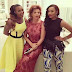 Nana Otedola & her beautiful daughters looks more like sisters in New Year photo