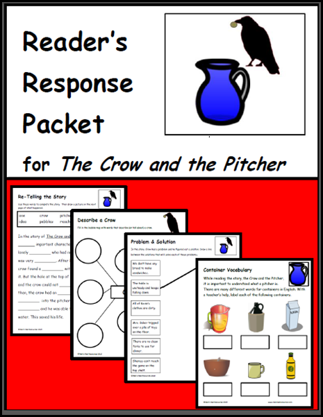 the crow and the pitcher reader's response packet