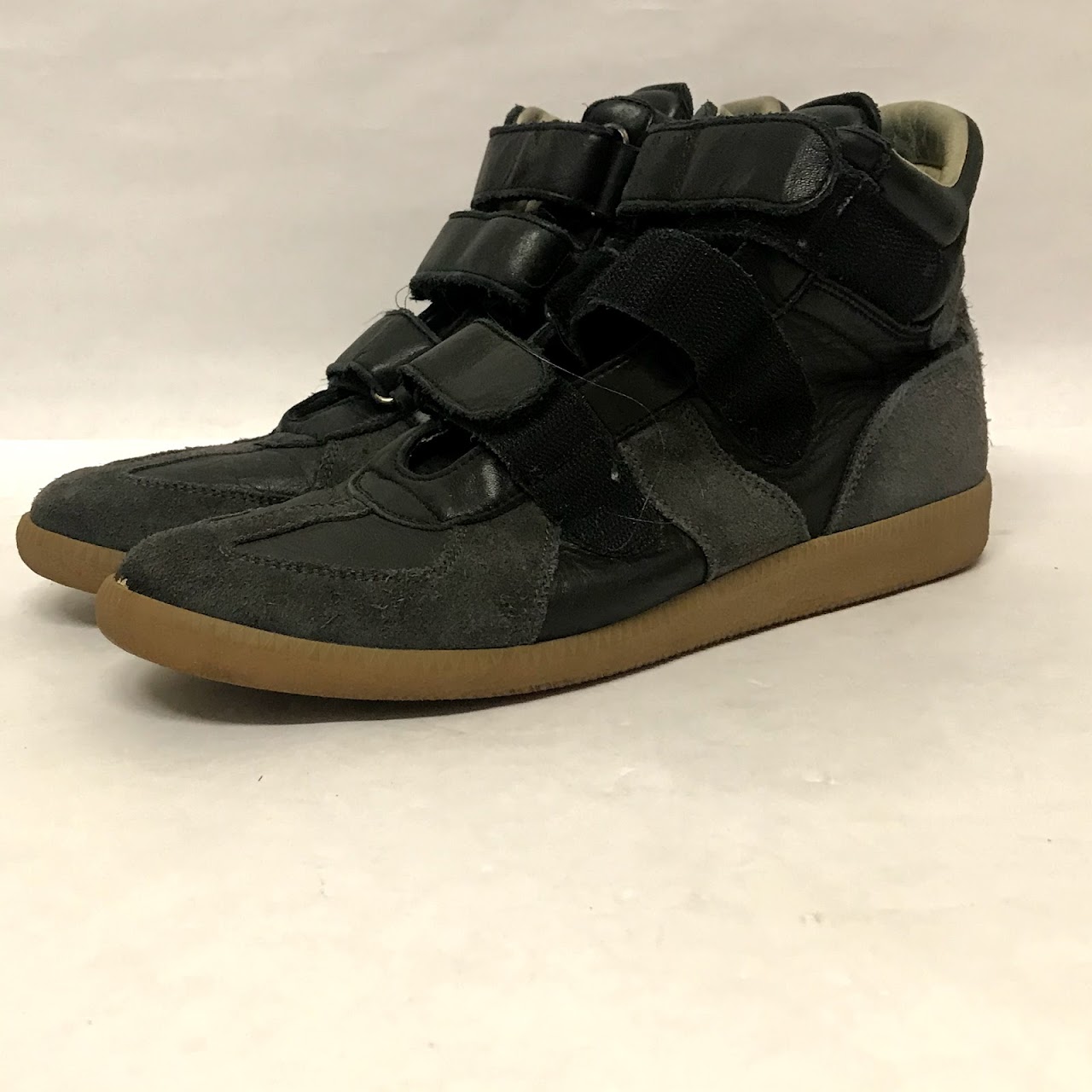 Maison Martin Margiela Replica Black and Gray Sneakers