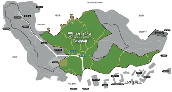 파일:개운산 내 고려대학교 부지.png