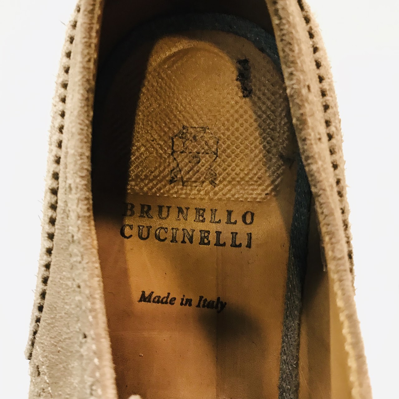 Brunello Cucinelli Suede Wingtips