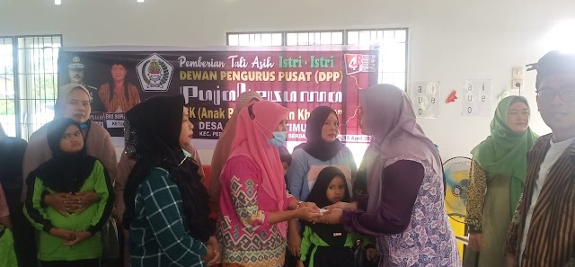 DPP PUJAKESUMA GELAR BAKTI SOSIAL DAN BERBAGI SEMBAKO di YAYASAN RIZKY ANANDA