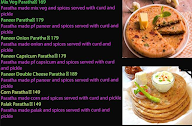 P'P Paratha menu 3