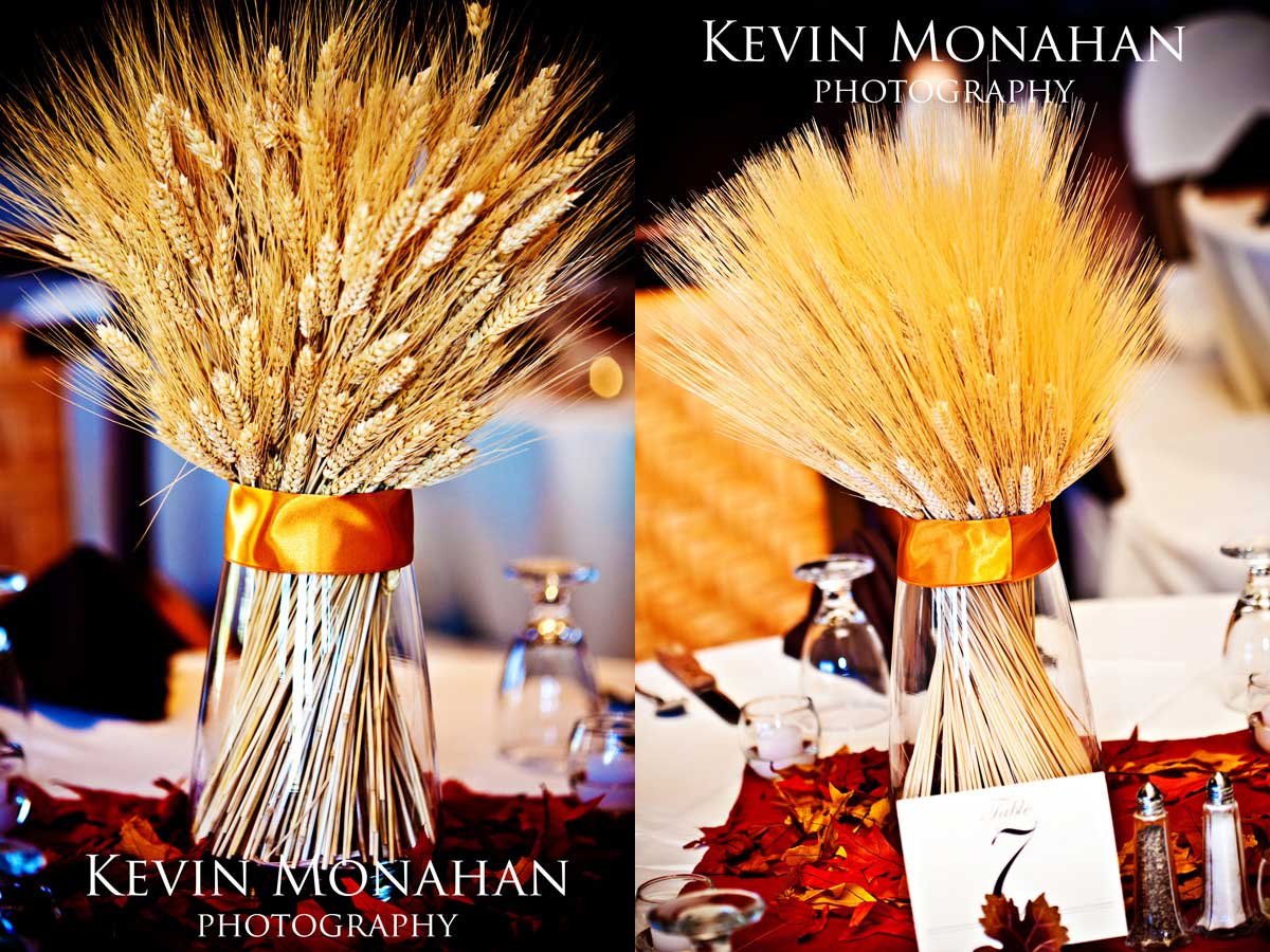 diy wheat stalk centerpieces