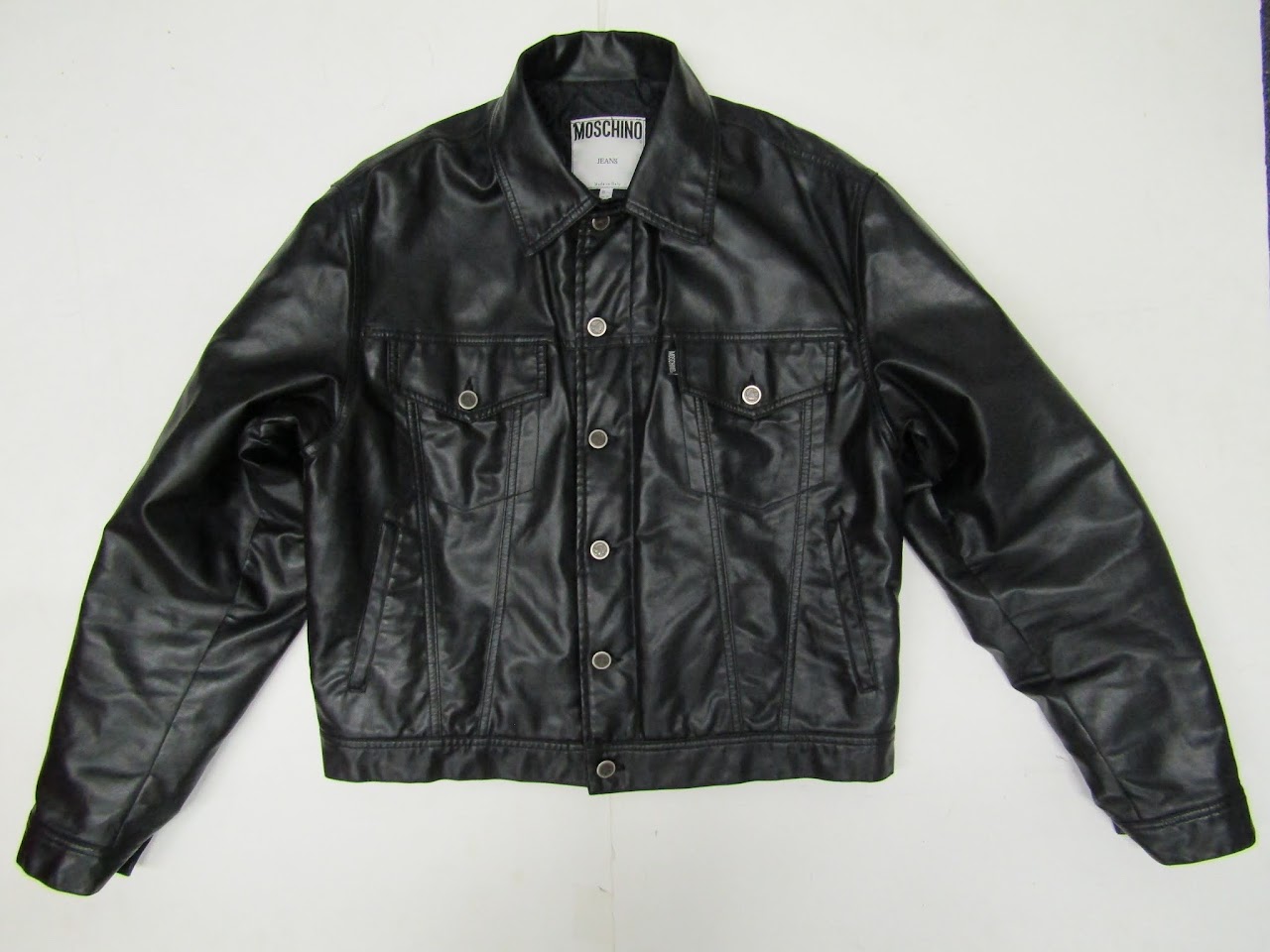 Moschinio Jeans Faux Leather Jacket