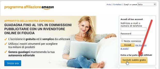 Come iscriversi al programma di affiliazione di Amazon. | IpCeI