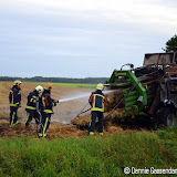 Balenpers in brand - Foto's Dennie Gaasendam