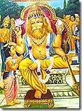 [Narasimha and Prahlada]