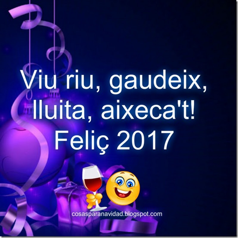 Feliç Any 2017 targetas de Nadal