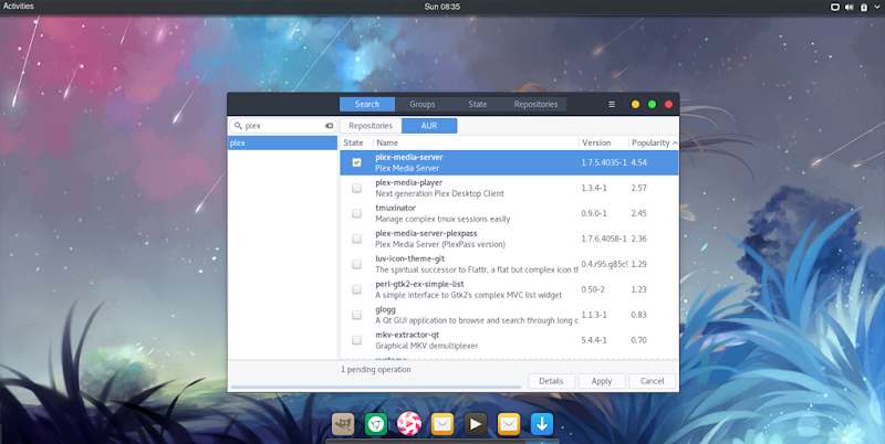 install plex on manjaro install plex on manjaro