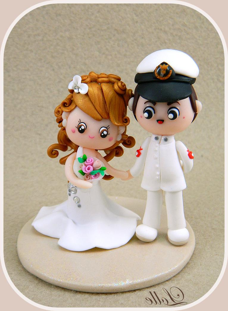 Wedding cake topper by