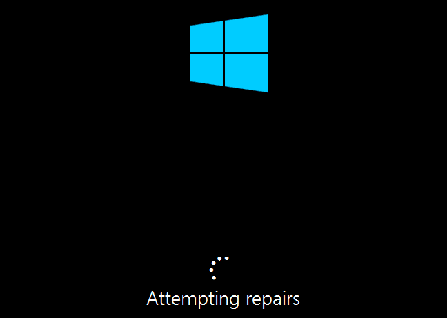 Windows, Inicio, Reparación