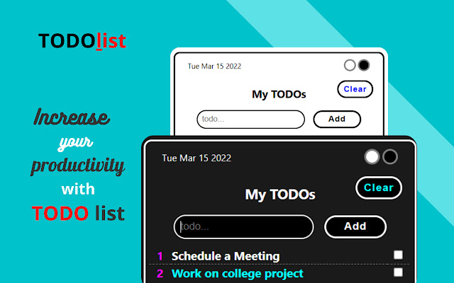 Todo List chrome extension