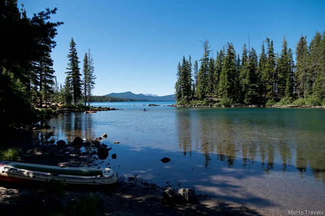 Waldo Lake near the swimming area