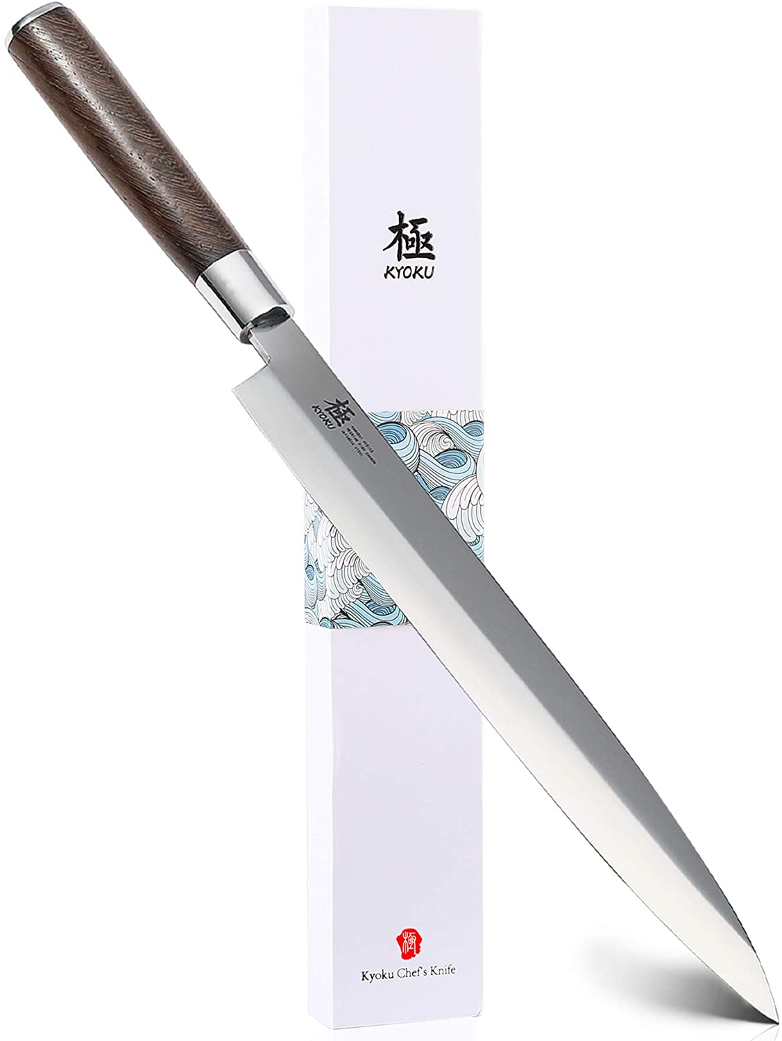 KYOKU Samurai Series - Yanagiba Knife: Best Japanese Fillet Knife for Large Fish